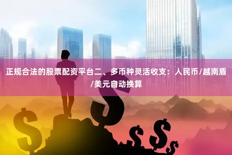 正规合法的股票配资平台二、多币种灵活收支：人民币/越南盾/美元自动换算